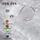 thumbnail image 2 of Forro de cortina de ducha impermeable 3D EVA gruesa cortina de ducha sin olor, resistente a las manchas forro de ducha para cabina de ducha, bañeras, cubo de agua 3D 71 x 79 pulgadas verde Jormftte LRWJ061-6, 2 of 5