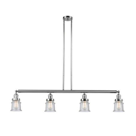Innovations Lighting 214 Small Canton Small Canton 4 Light 51" Wide Linear Chandelier -