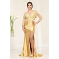 thumbnail image 3 of May Queen MQ2021 Juniors Womens Sweetheart Embroidery Gala Gown with Sheer Jacket, 3 of 7
