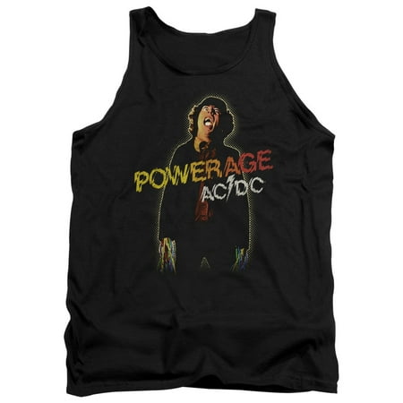 AC/DC Hard Rock Band Music Group Powerage Album Cover Adult Tank Top