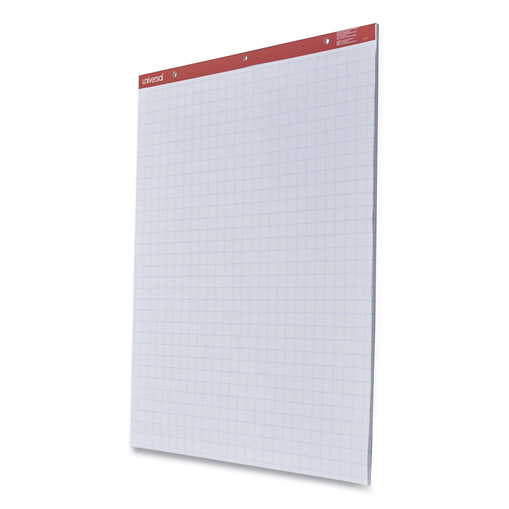 Universal UNV35602 50-Sheet 27 in. x 34 in. Easel Pads/Flip Charts - White (2/Carton)