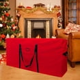 thumbnail image 4 of Bolsa de almacenamiento para árbol de Navidad 600D Oxford duraderas y rojo Zulema caja de almacenamiento de árboles, 4 of 8
