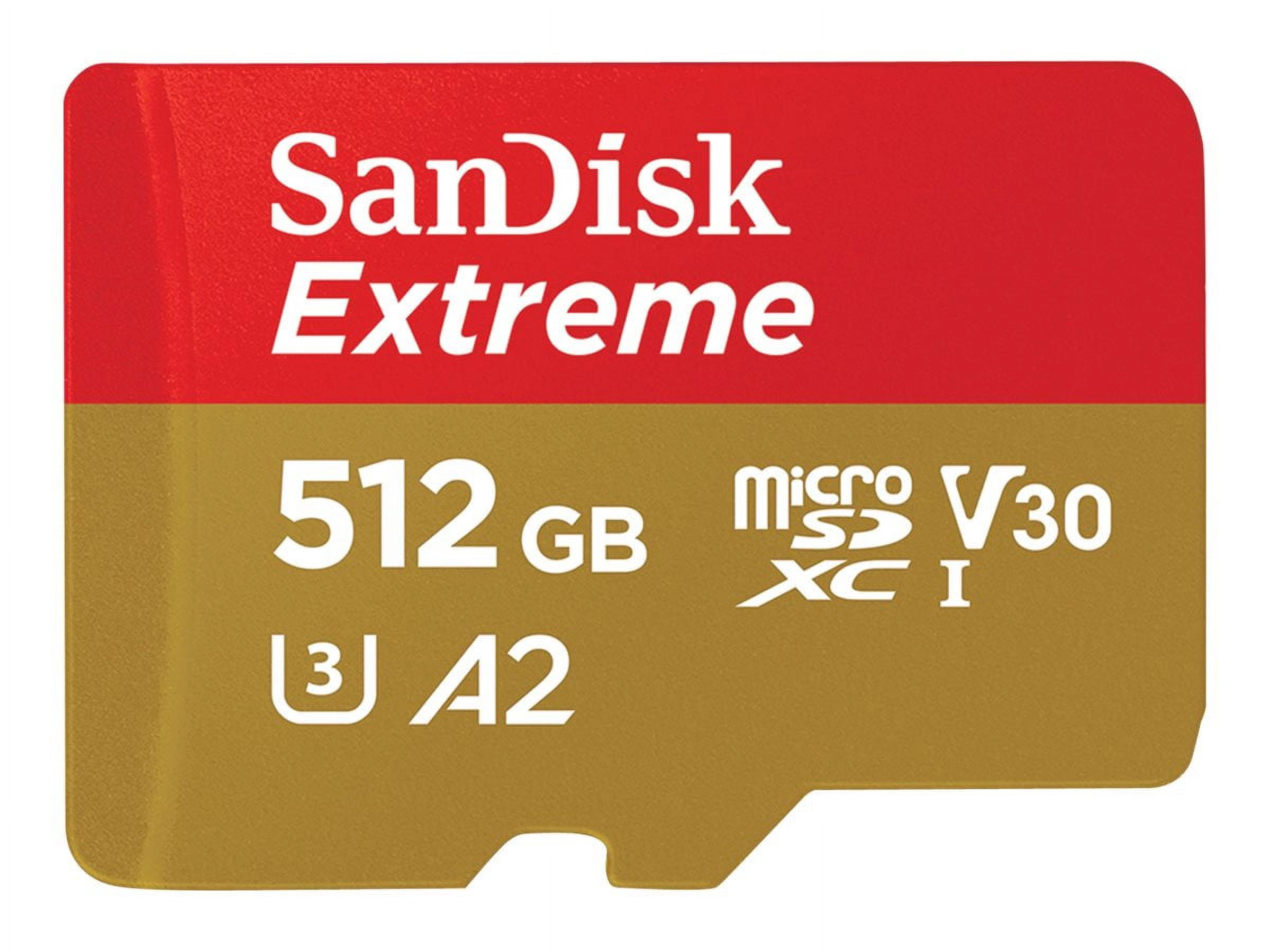 SanDisk 512GB Ultra microSDXC UHS-I Memory Card with SD Adapter 