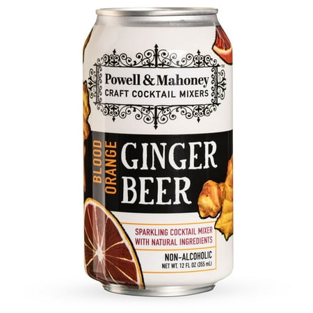 Powell & Mahoney Blood Orange Ginger Beer - 12 oz Cans -