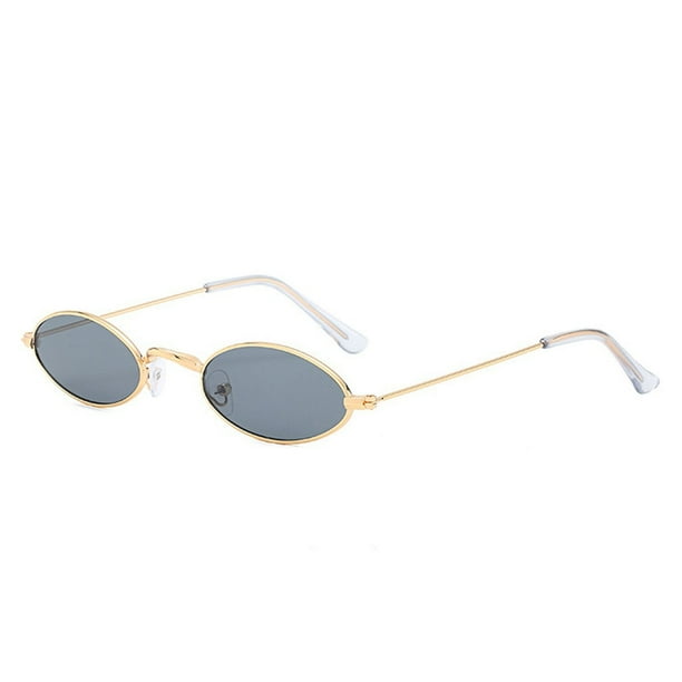 Fiudx Gafas In Sol Elípticas In Montura Pequeña para Mujer y Hombre 2022, Gafas In Sol In Verano para Playa, Gafas In Sol In Mujer In Moda