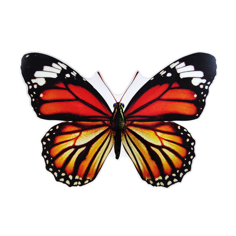 1pc Large 3D Butterfly Wall Decals，Butterfly Wall Decor 3D Butterfly Removable Mural Stickers ...