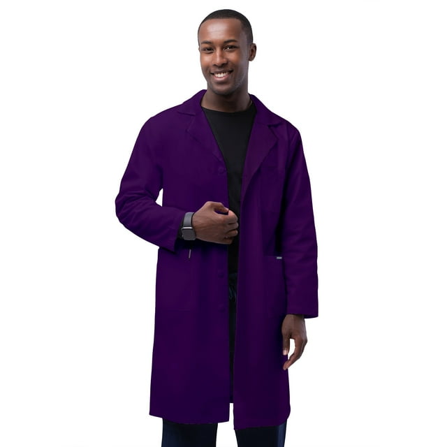 Adar Universal Unisex Lab Coats - Classic 39" Lab Coat - 803 - Purple - 34