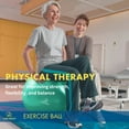 thumbnail image 4 of ProBody Pilates Ball Exercise Ball for Stability, Therapy Ball Workout Ball or Birthing Ball for Pregnancy (Turq, 75 cm), 4 of 8
