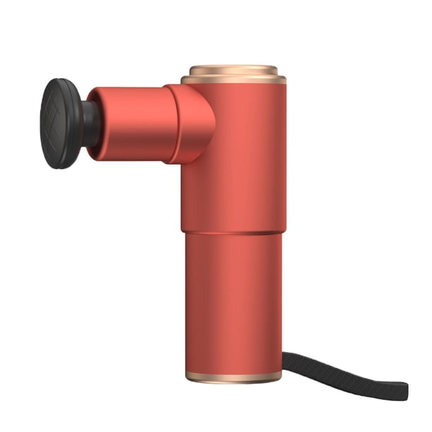 Pistola de muscular manual silenciosa eléctrica ador muscular Cabezales reemplazables rojo Yuyangstore masajeador electrico portatil