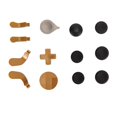 thumbnail image 2 of Thumbstick Replacement Kit Sensitive Magnetic Metal Thumb Sticks for Xbox One Elite Series 2 Gold, 2 of 5