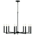 thumbnail image 5 of Capital Lighting 448691AD Portman 9 Light 34" Wide Candle Style Chandelier - Brass, 5 of 7