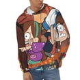 thumbnail image 2 of Gravity Falls Men's Hoodie With Color Drawstrings Sweatshirt Hooded Pullover Print Winter Coat Jacket Small, 2 of 9
