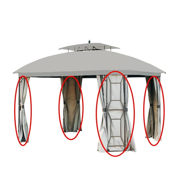 Gazebo Replacement Curtains