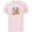 Soft Pink, variant on Disney Mickey + Minnie Forever Love Stroll Valentine’s Day - Short Sleeve Cotton T-Shirt for Adults - Customized-Black