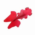 thumbnail image 2 of Realistic Artificial Red Goldfish Aquarium Floating Decor Soft Silicone Fish Tank Ornament, 2 of 9
