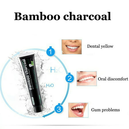 Activated Charcoal Teeth Whitening Toothpaste Destroys Bad Breath - Best Natural Black Tooth (Best Whitening Toothpaste Australia)
