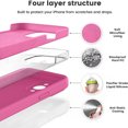 thumbnail image 3 of Dteck for iPhone 14 Pro Max Case,Upgrade Defender Liquid Silicone Case,Enhanced Camera Protection Soft Anti-Scratch Microfiber Lining Shockproof Phone Case for iPhone 14 Pro Max,Rose, 3 of 5