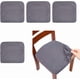 thumbnail image 1 of 4 fundas de asiento para sillas de comedor, fundas de cojín extraíbles y lavables, fundas de poliéster elásticas para sillas., 1 of 7