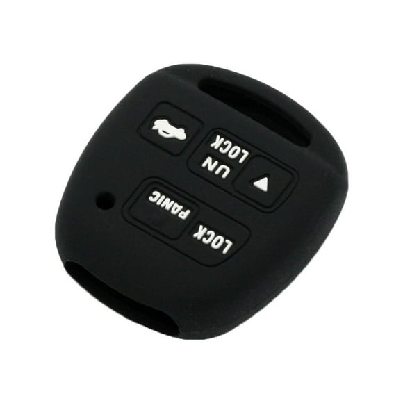 SEGADEN Étui de Protection en Silicone Compatible avec TOYOTA LEXUS 3 Boutons Télécommande Fob CV2423 Noir