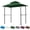 Green, variant on Grill Gazebo Replacement Canopy 5x8, Double Tiered BBQ Tent Top, UV-Resistant Outdoor Patio Shelter Cover
