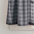 thumbnail image 4 of CHF Lodge Plaid 36" Curtain Tier, Grey, Adult, 4 of 4