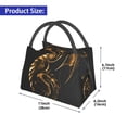 thumbnail image 2 of Honeii Golden Dragon Tattoo Art Print Cooler Bag Insulated, Large Leakproof Soft Sided Portable Cooler Bag,Lunch Box Lunch Bag, 2 of 6