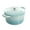 Blue, variant on Crock-Pot 5 Quart Round Enamel Cast Iron Covered Dutch Oven Cooker, Aqua Blue