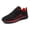 Black Red, variant on Men's Casual Athletic Sneakers Outdoor Walking Sports Tennis Running Shoes Gym