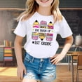 thumbnail image 2 of AWZXDE T-Shirts Graphiques de Rentrée Scolaire pour Filles Hauts Mode Décontracté Manches Courtes Coupe Ample Col Rond T-Shirts Confortables, 2 of 4