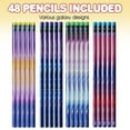 thumbnail image 3 of ArtCreativity Galaxy Outer Space Theme Kids Ages 6+ Pencils 48-Pack with Durable Erasers for Classroom, Student Rewards, and School Supplies, 3 of 7