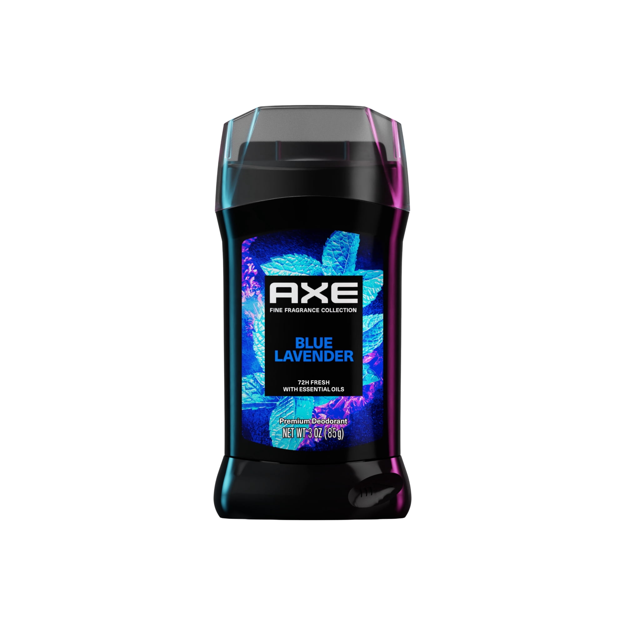 AXE Fine Fragrance Collection Deodorant Stick With 72H Freshness Blue Lavender With Mint + Amber Essential Oils Aluminum-Free, 3 oz