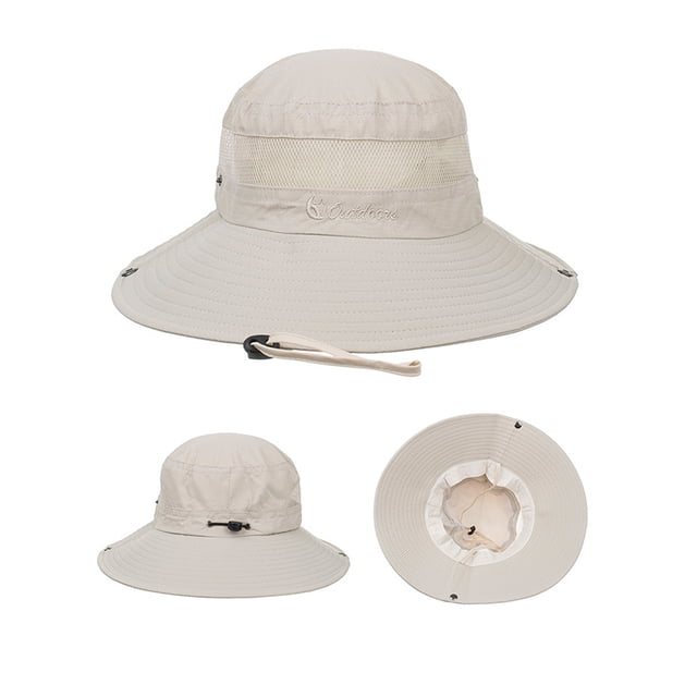 Sombreros De Protección Solar Gorro unisex anti-UV, transpirable, para pesca, senderismo, cómodo para el trabajo en el césped del jardín Likrtyny Para Estrenar