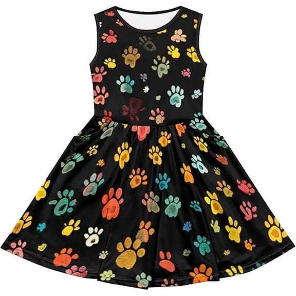 Girls Sleeveless Tank Dress,Cute Summer Outfits for Girls