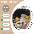 thumbnail image 6 of Yuyamidu Hummingbird Quilted Storage Basket with Front Pocket Large Capacity Laundry Basket Collapsible Laundry Hamper Car Storage Basket for Organize Clothes Toys, 6 of 6