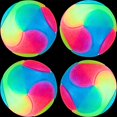 thumbnail image 1 of 4 Pieces LED Light up Dog Balls Flashing Elastic Ball LED Molar Ball Glowing Ball Pet Color Light Ball Interactive Toys for Cats, Dogs (2.8 Inches), 1 of 5