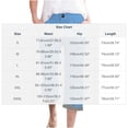 thumbnail image 2 of HADST Womens Button Closure Capri Pants with Striped Rolled Cuffs Stretchy Twill Fabric Slim Fit Trousers for Casual & Office, 2 of 4
