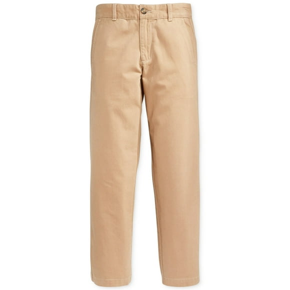 Pantalón Tommy Hilfiger Academy Chino para niños, color caqui dorado, talla 3