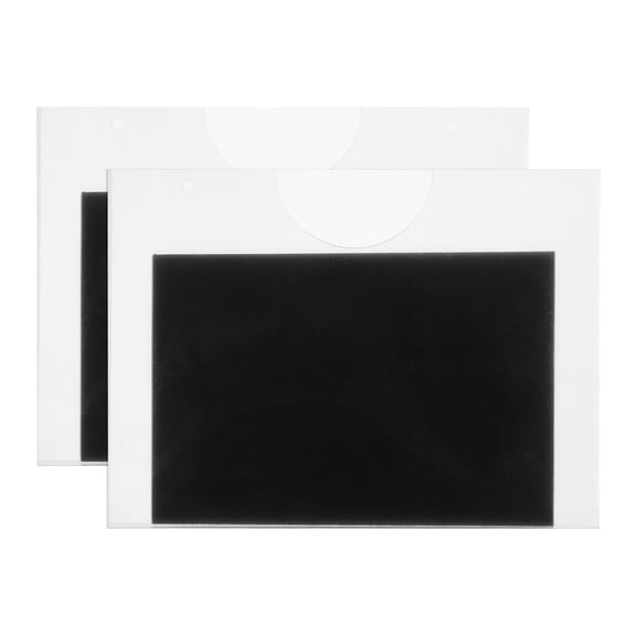 Uxcell 8.7" x 6.3" Magnetic Sign Holder, 2 Pcs, Hanging Box