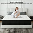 thumbnail image 2 of lemontalking 14 Inch Twin Mattress Gel Memory Foam Spring Hybrid Mattress In A Box, 2 of 7