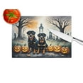 thumbnail image 2 of Rottweiler Spooky Halloween Glass Cutting Board Large 12 in x 15 in, 2 of 5