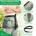 thumbnail image 4 of Yayeee Waist Apron with Pockets for Cooking Waterproof Half Server Aprons, Ghosts Playing in A Garden, 4 of 7