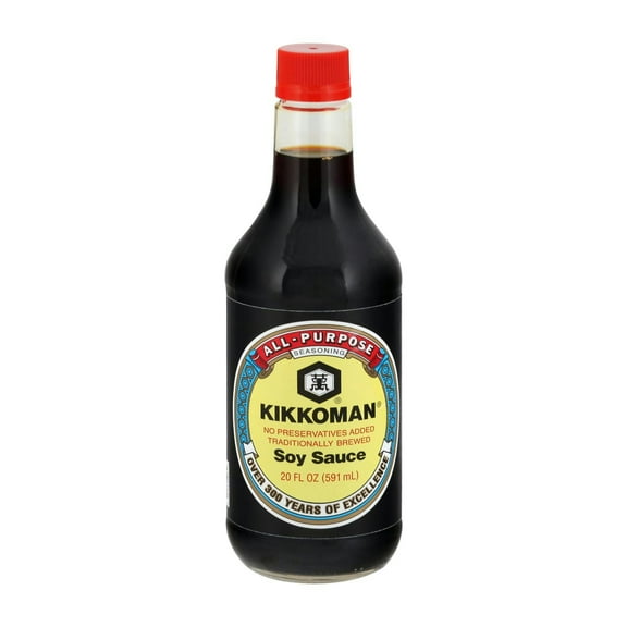 Kikkoman Soy Sauce 20 oz (Pack Of 6)