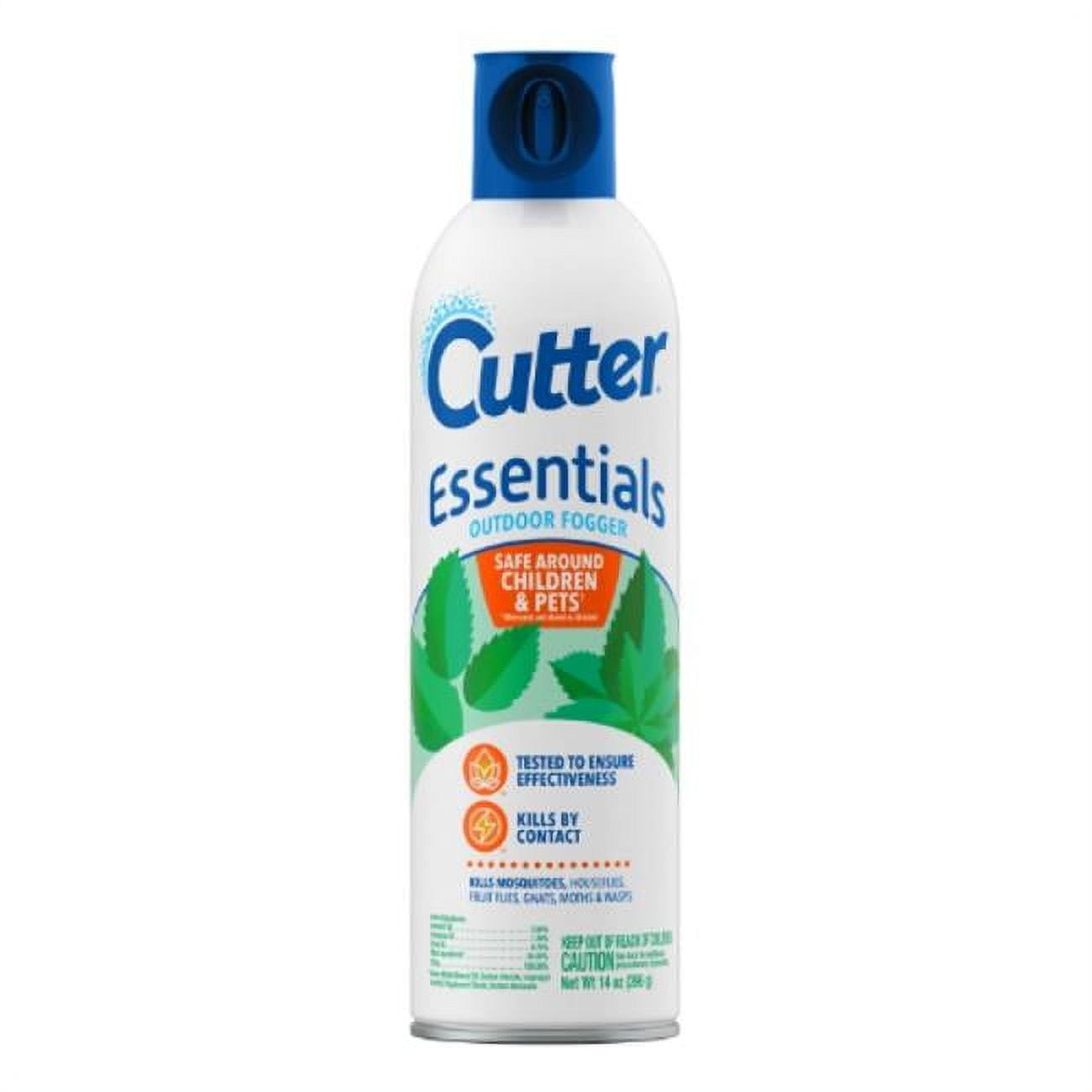 Cutter Essentials Outdoor Fogger, Safe Around Children & Pets, Kills Mosquitoes, Fleas & Listed Ants, 14 fl Ounce