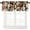 Farmhouse-1, variant on Antique Door Window Valance, Vintage Rustic Wooden Barn Farm House Door Printed Thermal Insulated Short Curtain for Bedroom Living Room Kitchen, 54x18in