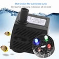 thumbnail image 3 of Bomba Sumergible, Bomba de Agua Ultra Silenciosa Negra Segura Eficore Con Luz Led Para Estanque, 3 of 7