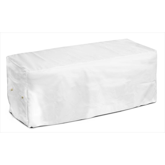 KoverRoos 14213 Weathermax 5 ft Garden Seat Cover, White - 63 W x 28 D x 18 H in.