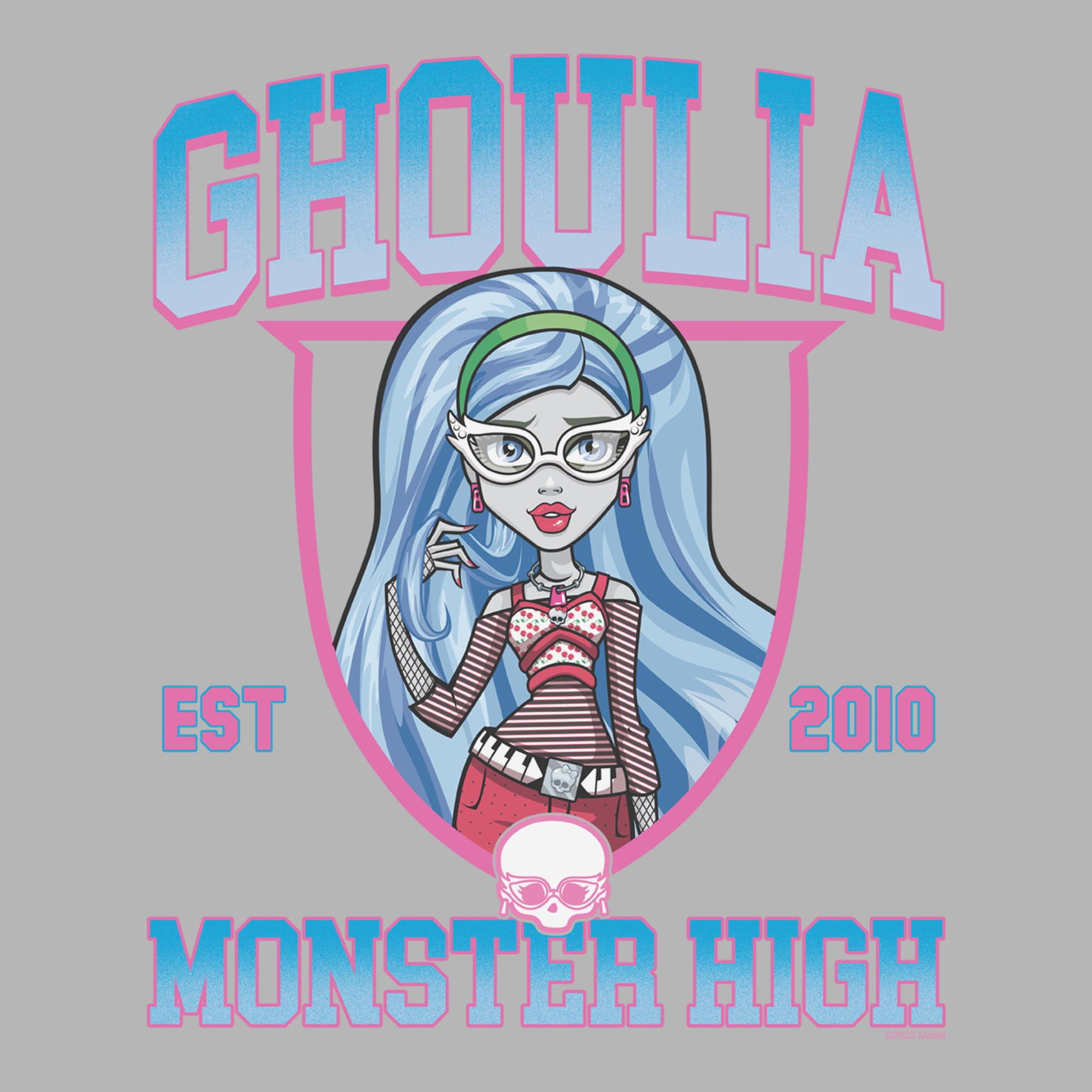 Juniors Monster High Ghoulia Portrait Est 2010 T Shirt