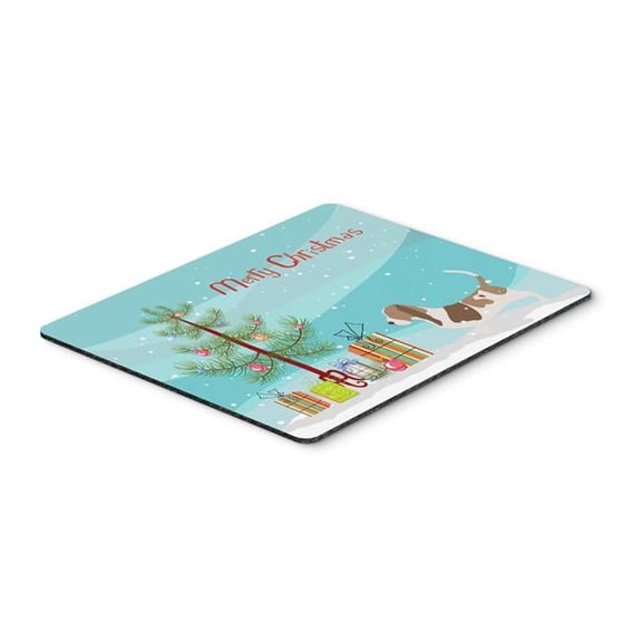 Carolines Treasures Basset Hound Merry Christmas Tree Mouse Pad - Hot Pad or Trivet