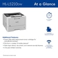 thumbnail image 3 of Impresora láser monocromática empresarial Brother HL-L5210DW, 3 of 7
