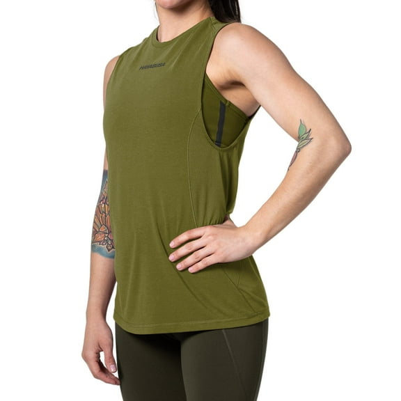 Hayabusa Women's Lightweight Tank Top - Heather Olive, X-Large